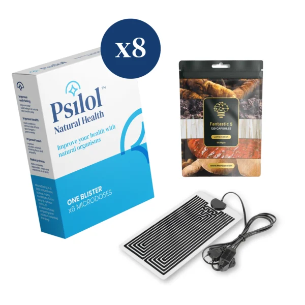 Body Boost Microdosing (2 Monate) + Fantastische 5 Heilpilzkapseln