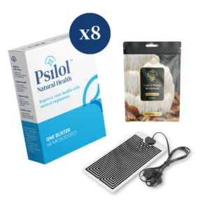 Brain Boost Microdosing (2 Monate) + Lions Mane Heilpilzkapseln